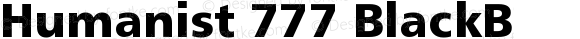 Humanist 777 Black