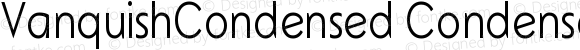 VanquishCondensed Condensed