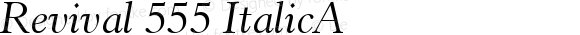 Revival 555 Italic