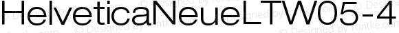 HelveticaNeueLTW05-43LtEx Regular
