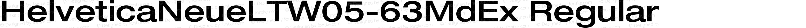 Helvetica Neue LT W05 63 Md Ex