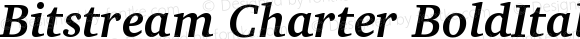Bitstream Charter Bold Italic