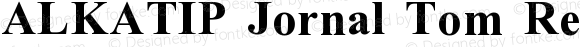 ALKATIP Jornal Tom Regular Version 5.00 October 11, 2006