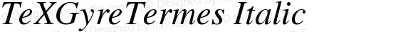 TeXGyreTermes-Italic