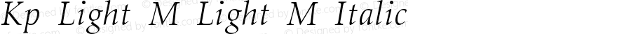 Kp-Light-M-Italic