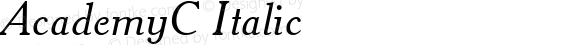 AcademyC Italic