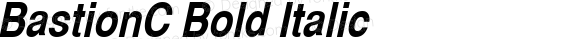 BastionC Bold Italic
