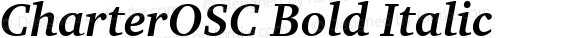 CharterOSC Bold Italic
