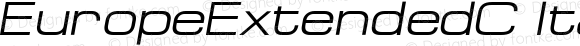 EuropeExtendedC Italic