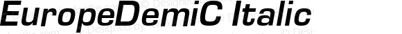 EuropeDemiC Italic