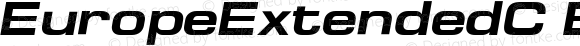 EuropeExtendedC Bold Italic