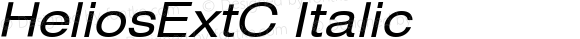 HeliosExtC Italic