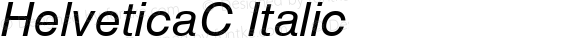 HelveticaC Italic