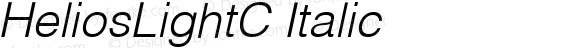 HeliosLightC Italic