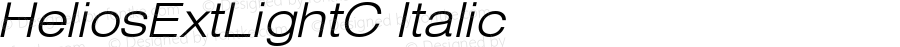 HeliosExtLightC Italic