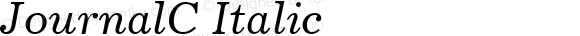 JournalC Italic