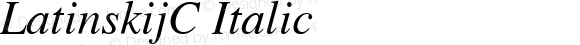 LatinskijC Italic
