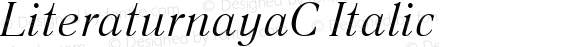 LiteraturnayaC Italic
