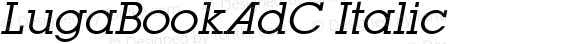 LugaBookAdC Italic