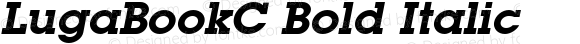 LugaBookC Bold Italic