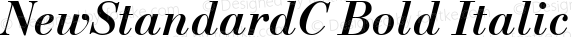 NewStandardC Bold Italic