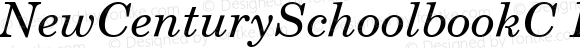 NewCenturySchoolbookC Italic