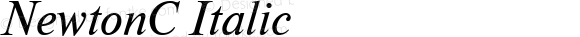 NewtonC Italic