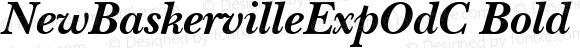 NewBaskervilleExpOdC Bold Italic