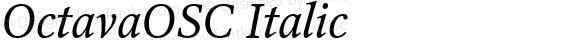 OctavaOSC Italic