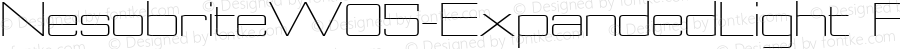 NesobriteW05-ExpandedLight Regular
