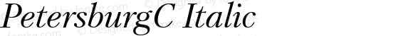 PetersburgC Italic