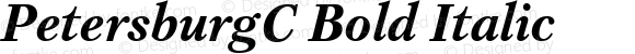 PetersburgC Bold Italic