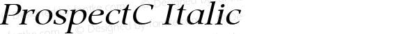 ProspectC Italic