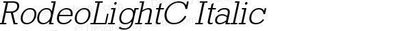 RodeoLightC Italic