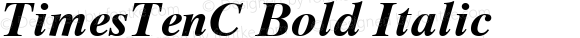 TimesTenC Bold Italic