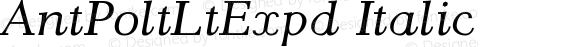 AntPoltLtExpd Italic