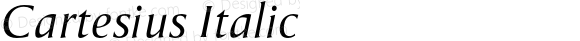 Cartesius Italic