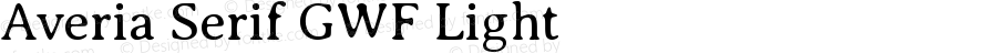 Averia Serif GWF Light