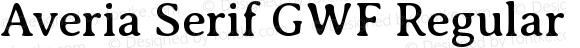 Averia Serif GWF Regular