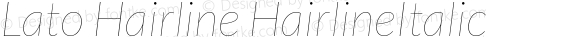 Lato-HairlineItalic