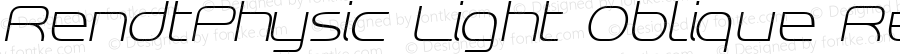 RendtPhysic W05 Light Oblique