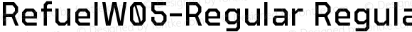 RefuelW05-Regular Regular