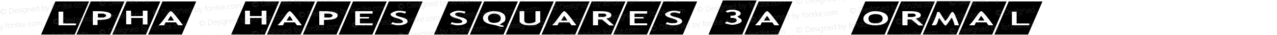 AlphaShapes squares 3a Normal