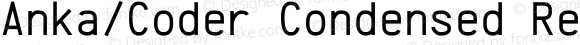 Anka/Coder Condensed Regular