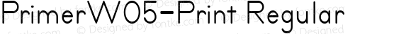 PrimerW05-Print Regular