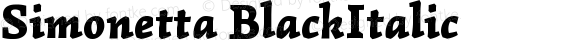 Simonetta BlackItalic