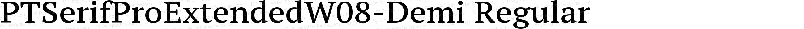 PT Serif Pro Extended W08 Demi