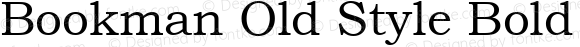 Bookman Old Style Bold Italic