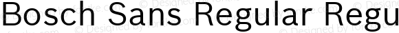 Bosch Sans Regular Regular