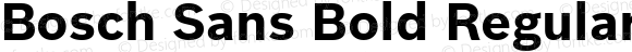 Bosch Sans Bold